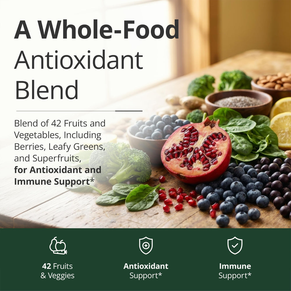 Vimerson Health cápsula junto a desayuno indicando toma con comida para absorción
