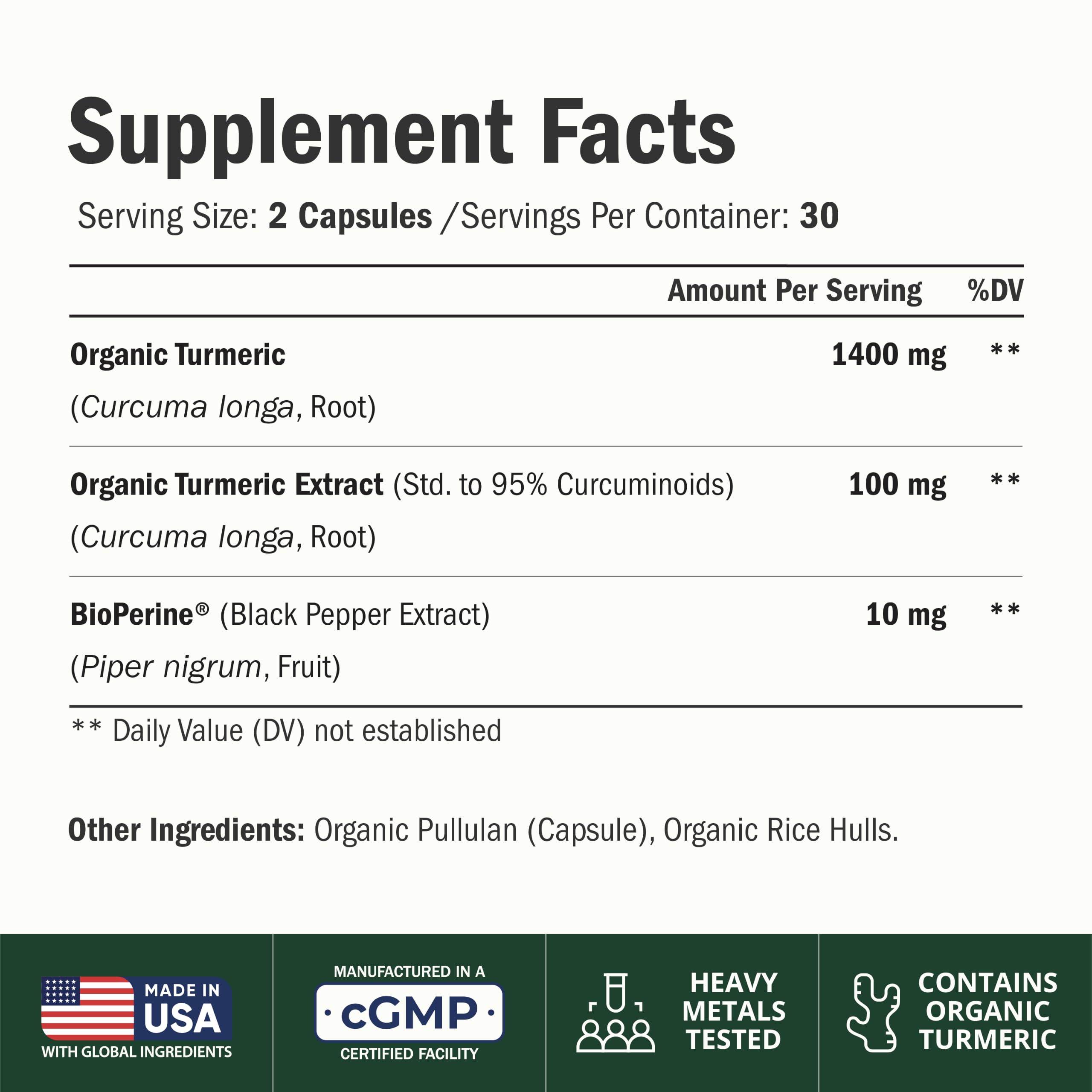 Vimerson Health primer plano del polvo de cúrcuma orgánica, textura pura y natural