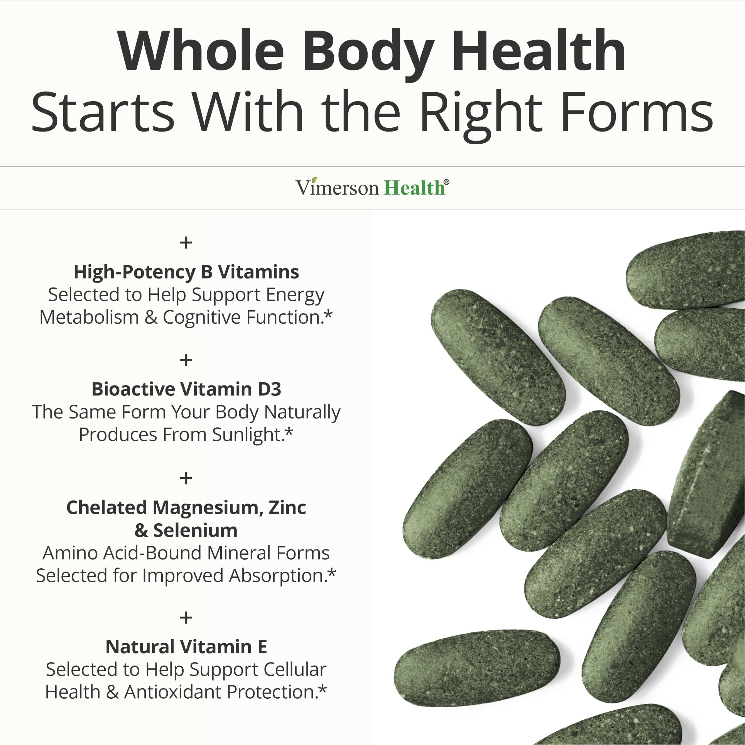 Vimerson Health mezcla de frutas y verduras que apoya absorción