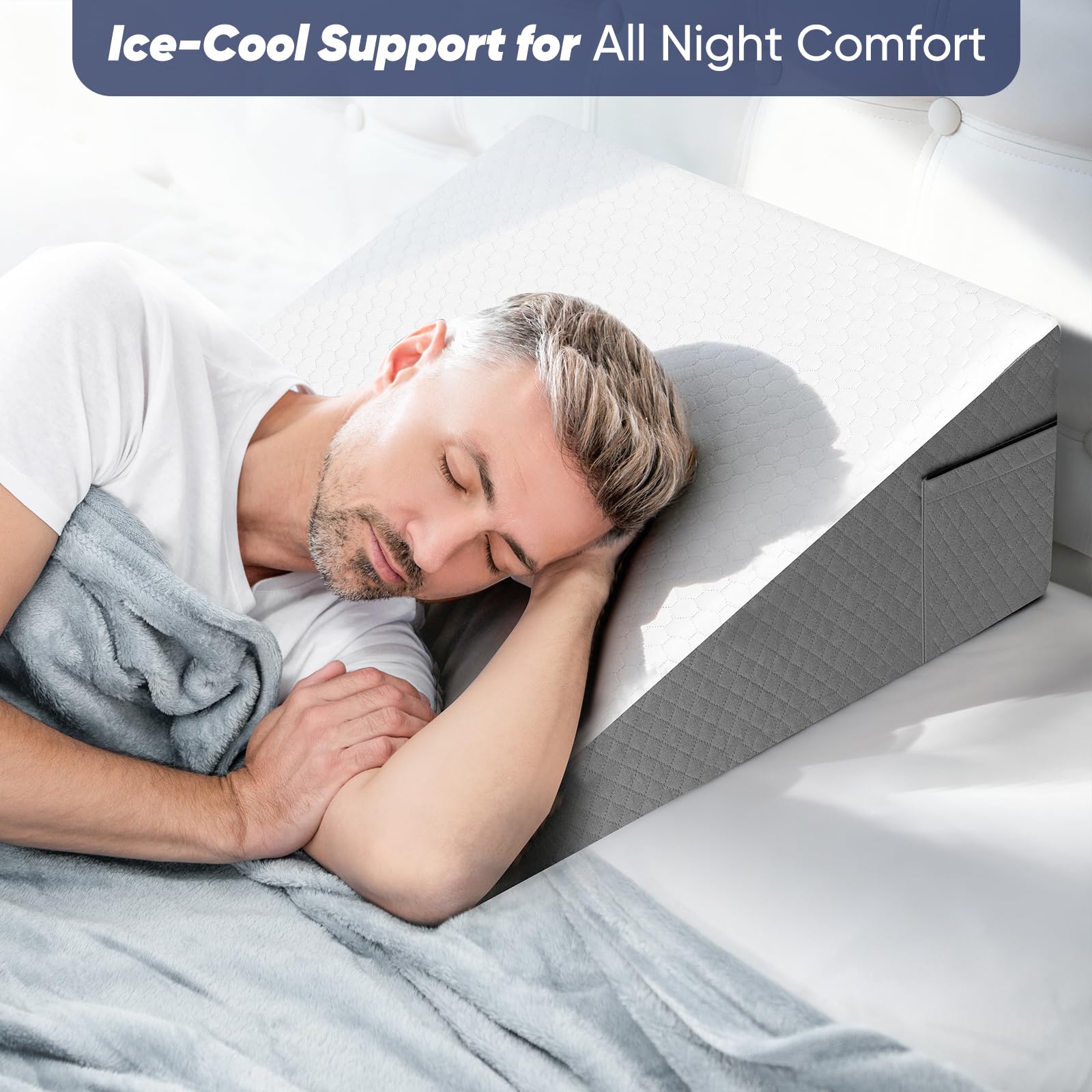 Vimoli funda ice silk con cremallera desmontable para lavado fácil
