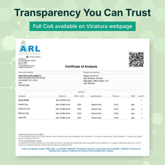 VINATURA certificado NSF en imagen subrayando pruebas de calidad