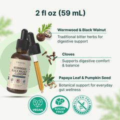 VINATURA etiqueta en primer plano destacando ingredientes botánicos y calidad