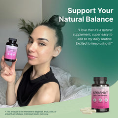 VINATURA ingredientes naturales como spearmint para apoyo al equilibrio hormonal