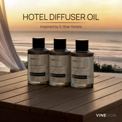 VINEVIDA gotas de aceite en superficie mostrando textura y pureza