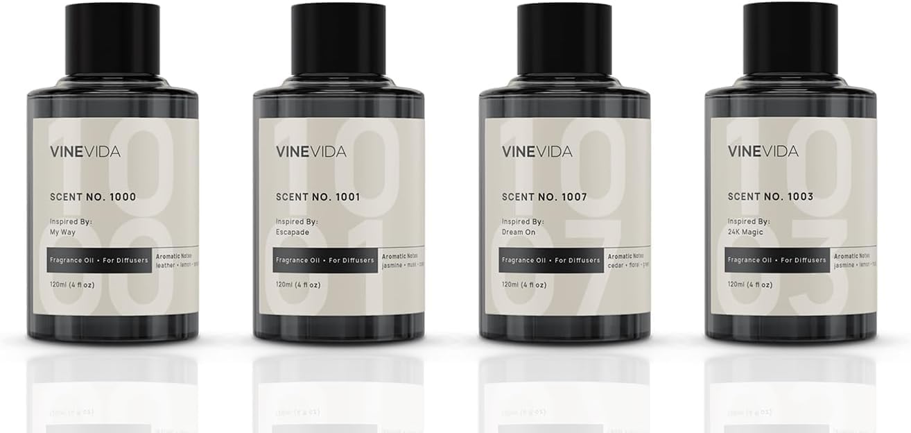 VINEVIDA paquete de 4 frascos mostrando variedad y conveniencia
