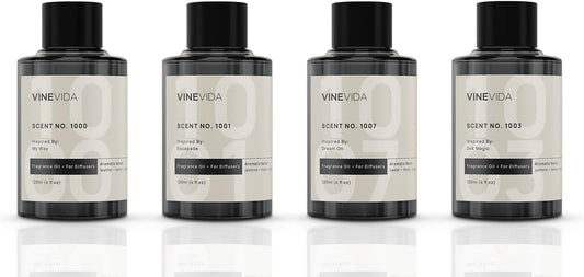 VINEVIDA paquete de 4 frascos mostrando variedad y conveniencia