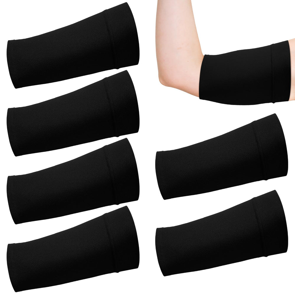 Vinsatin empaque frontal de 6 mangas PICC negras, paquete económico y discreto