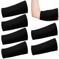 Vinsatin empaque frontal de 6 mangas PICC negras, paquete económico y discreto