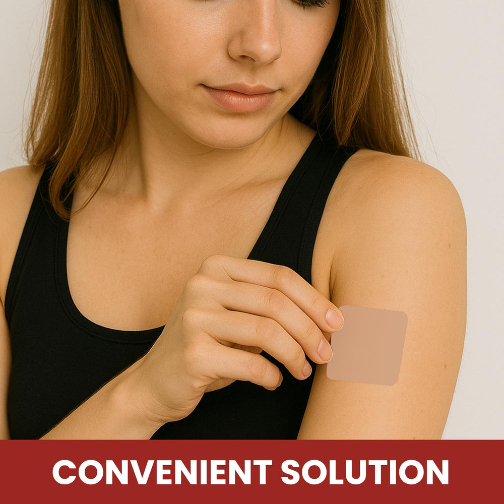 Parche VIORY Hierro para mujeres y hombres, ayuda al bienestar.