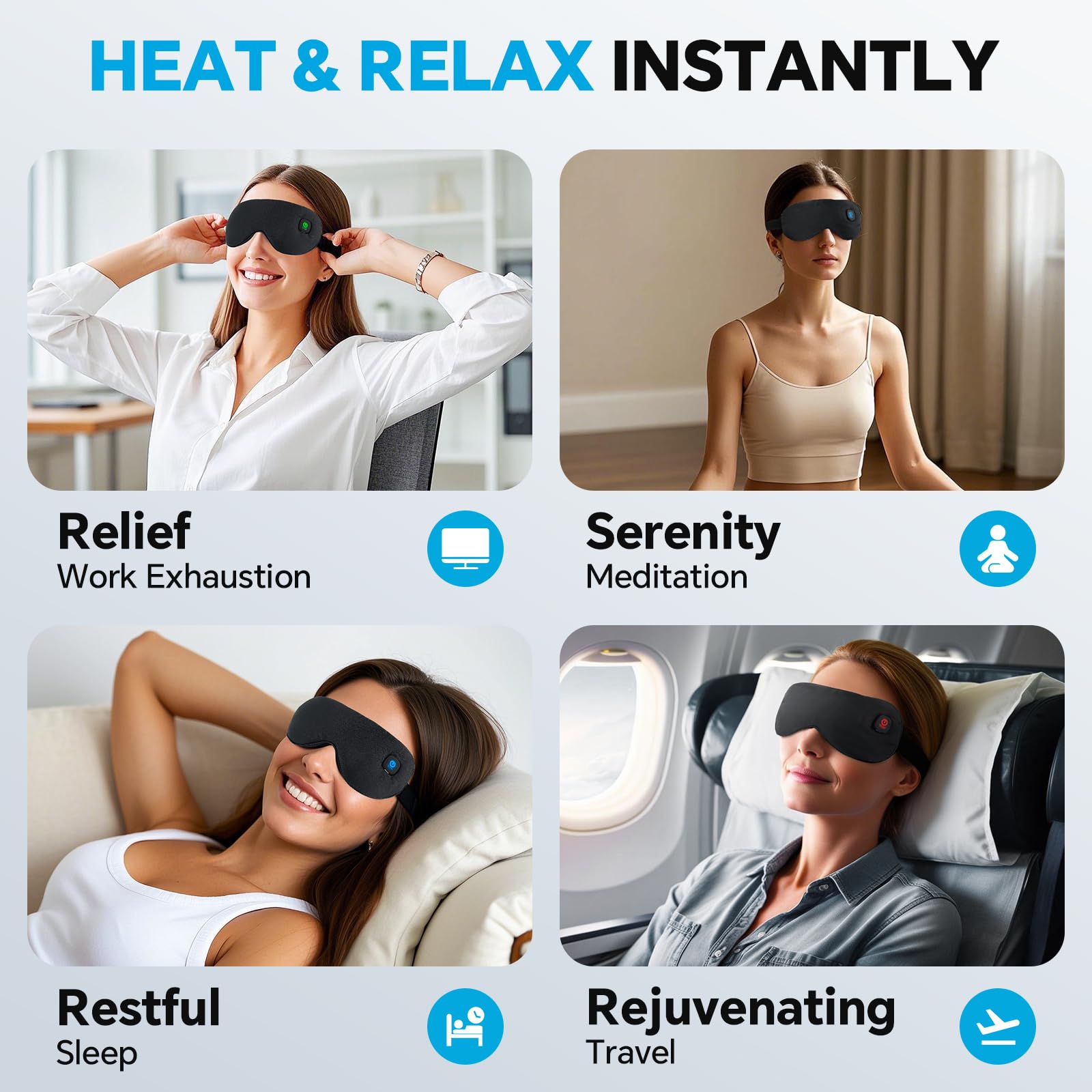Visader etiqueta con botones y niveles de calor simples de controlar