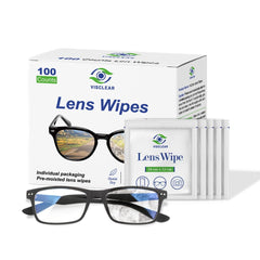 VisClear paquete frontal con 100 toallitas, práctico y portátil