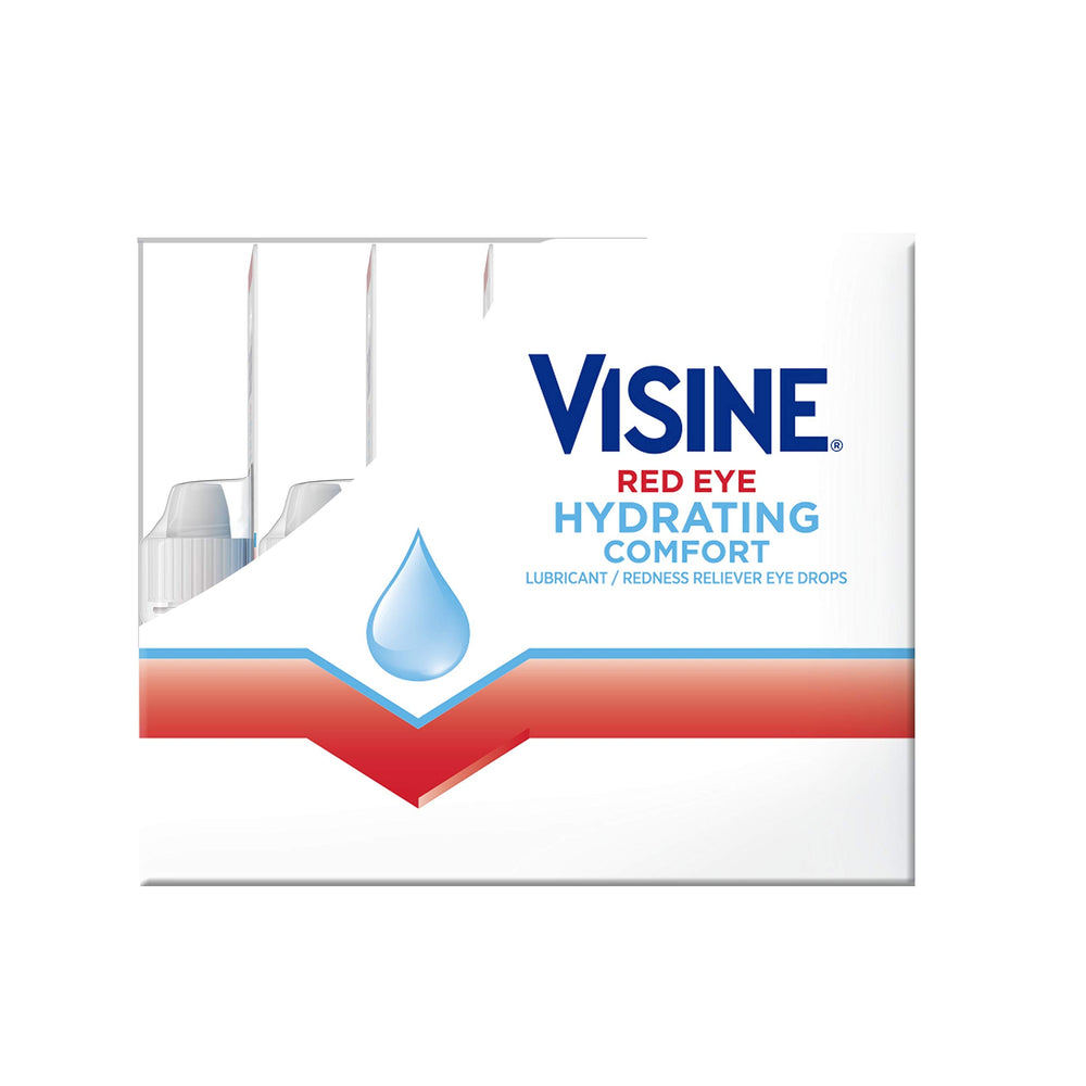 Visine en uso aplicación en ojo para comodidad y lubricación inmediata