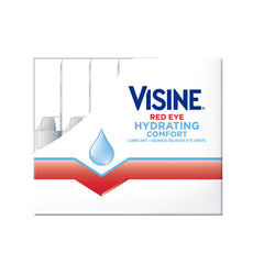 Visine en uso aplicación en ojo para comodidad y lubricación inmediata
