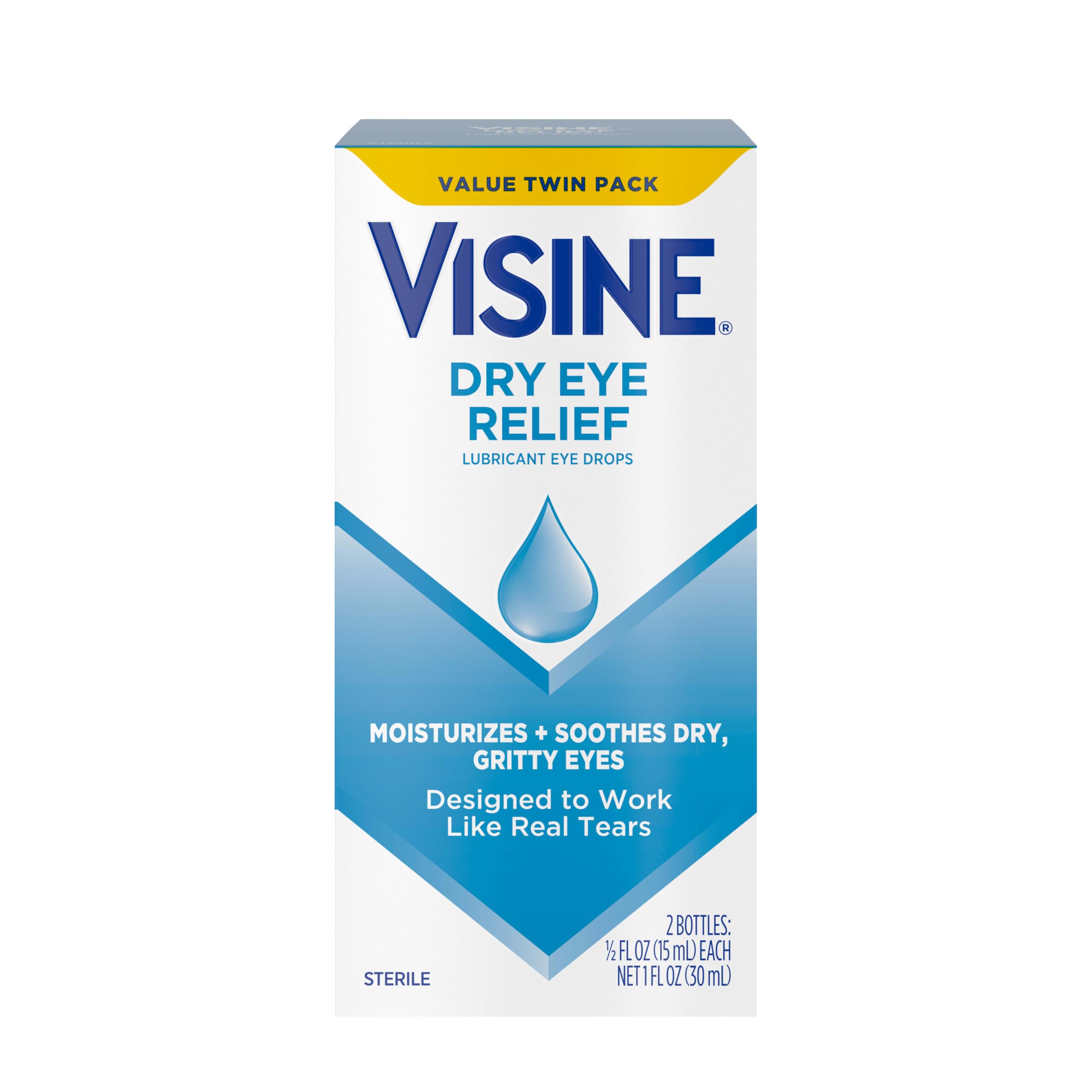 Visine frontal mostrando el envase y conveniencia para llevar
