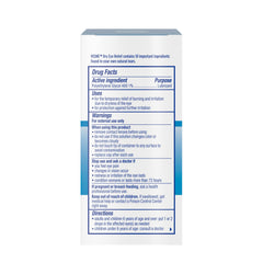 Visine uso por hombre tras pantalla para reducir irritación ocular