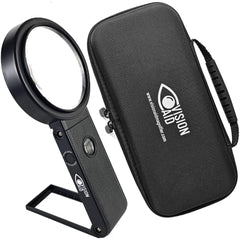 Vision Aid vista frontal con soporte estable y aumento claro