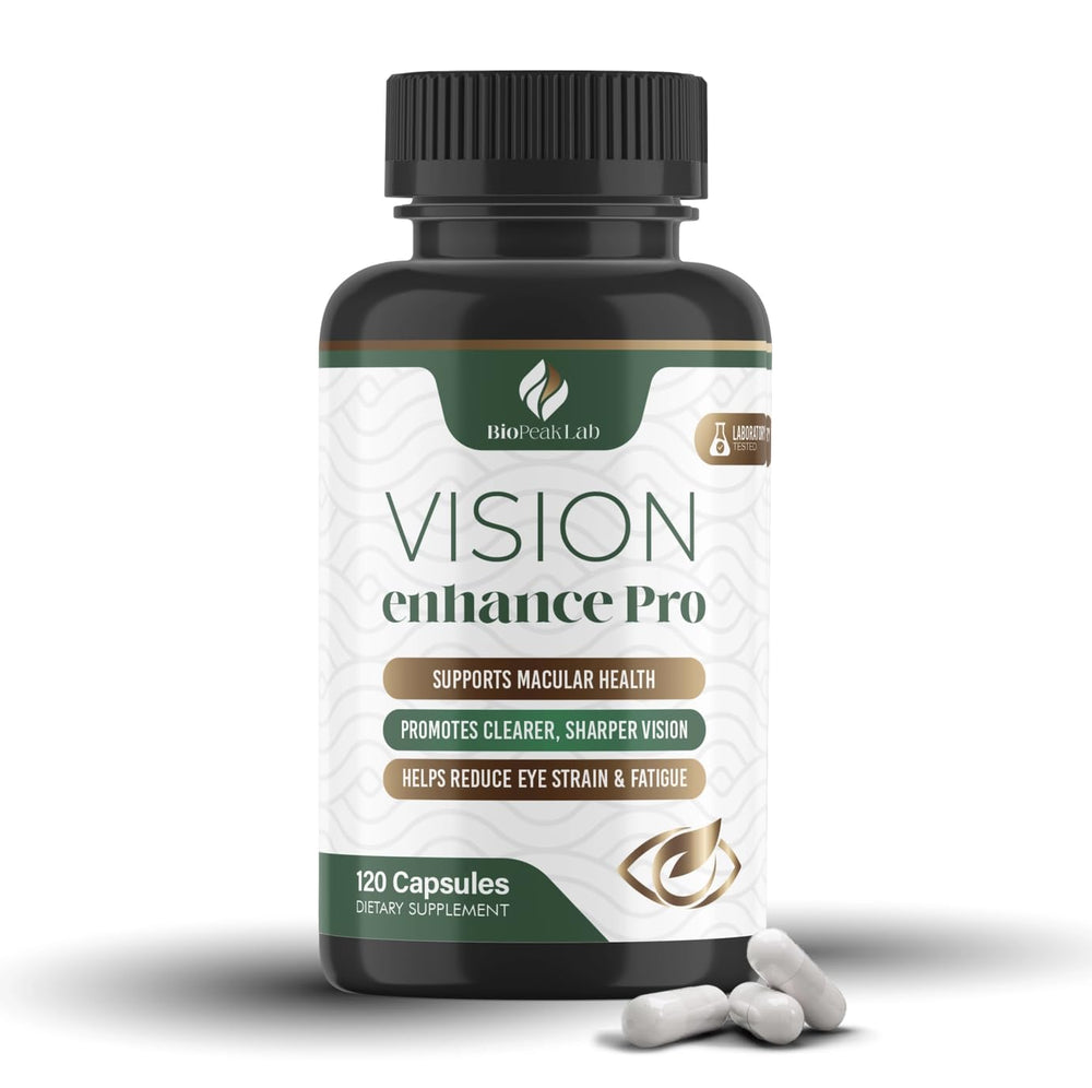 Vision Enhance Pro frente del empaque mostrando marca y beneficios