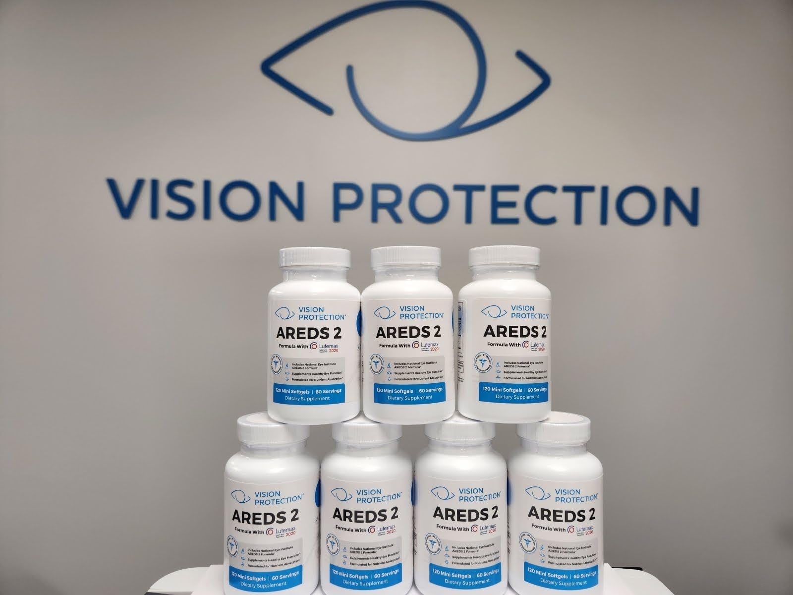VISION PROTECTION comparación de tamaño a escala para evaluar facilidad de deglución