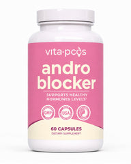 VITA-PCOS frasco frontal mostrando la marca y presentación, claridad informativa