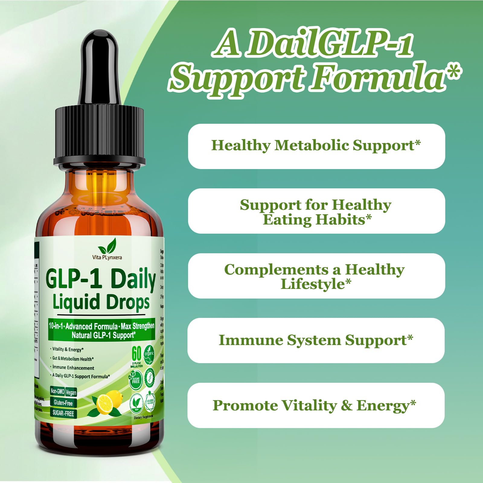 Persona administrando Vita PLynxera sublingual beneficiando absorción