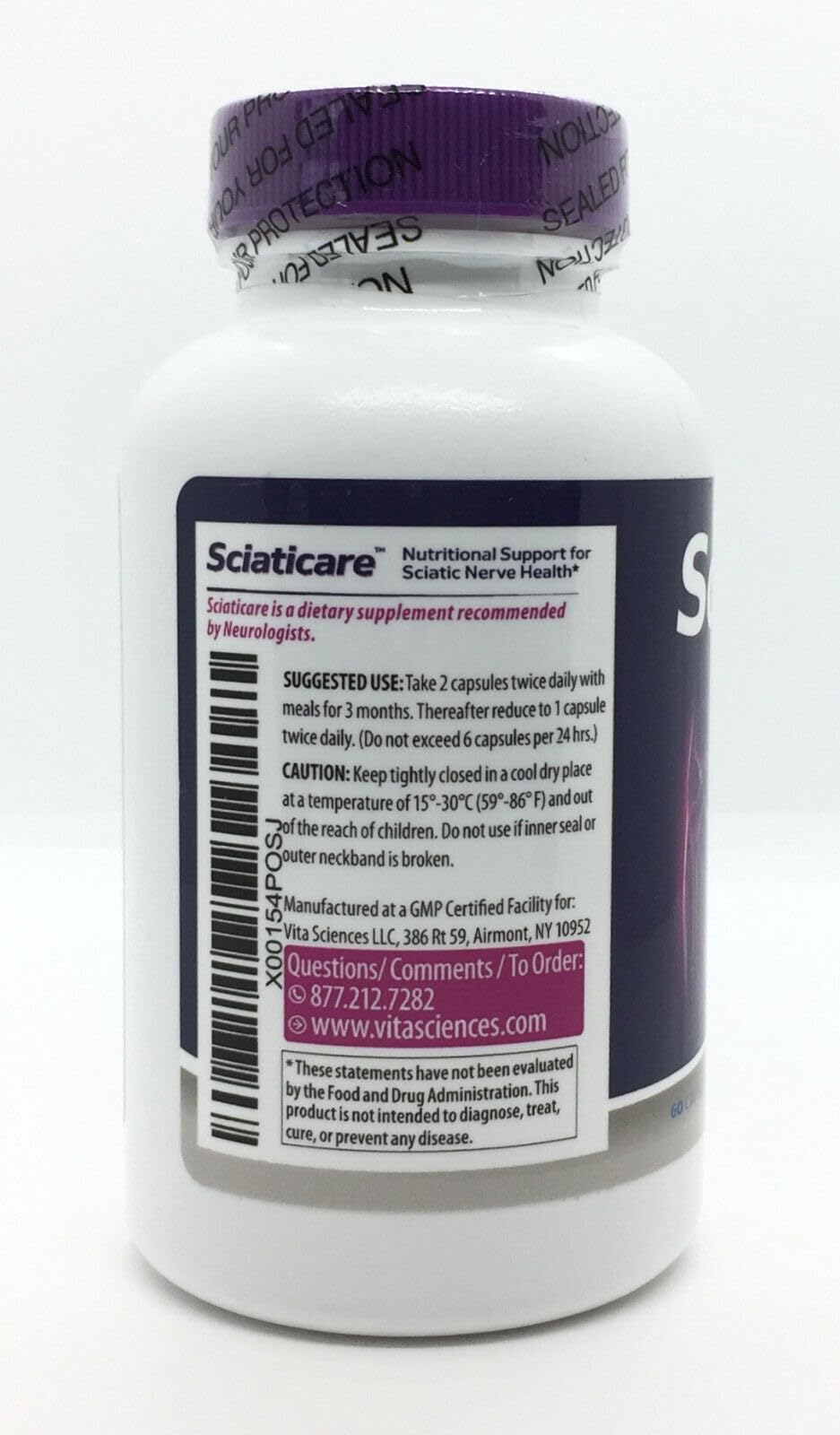 Vita Sciences sello de calidad de fabricación y control de procesos