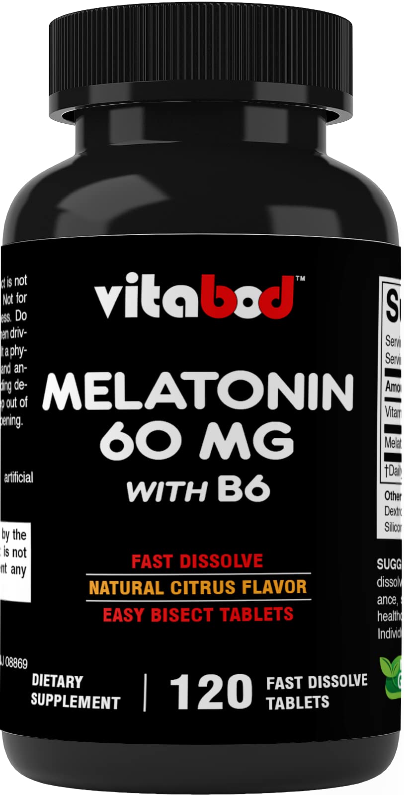 Vitabod frente de empaque mostrando dosis y sabor cítrico, claridad del producto