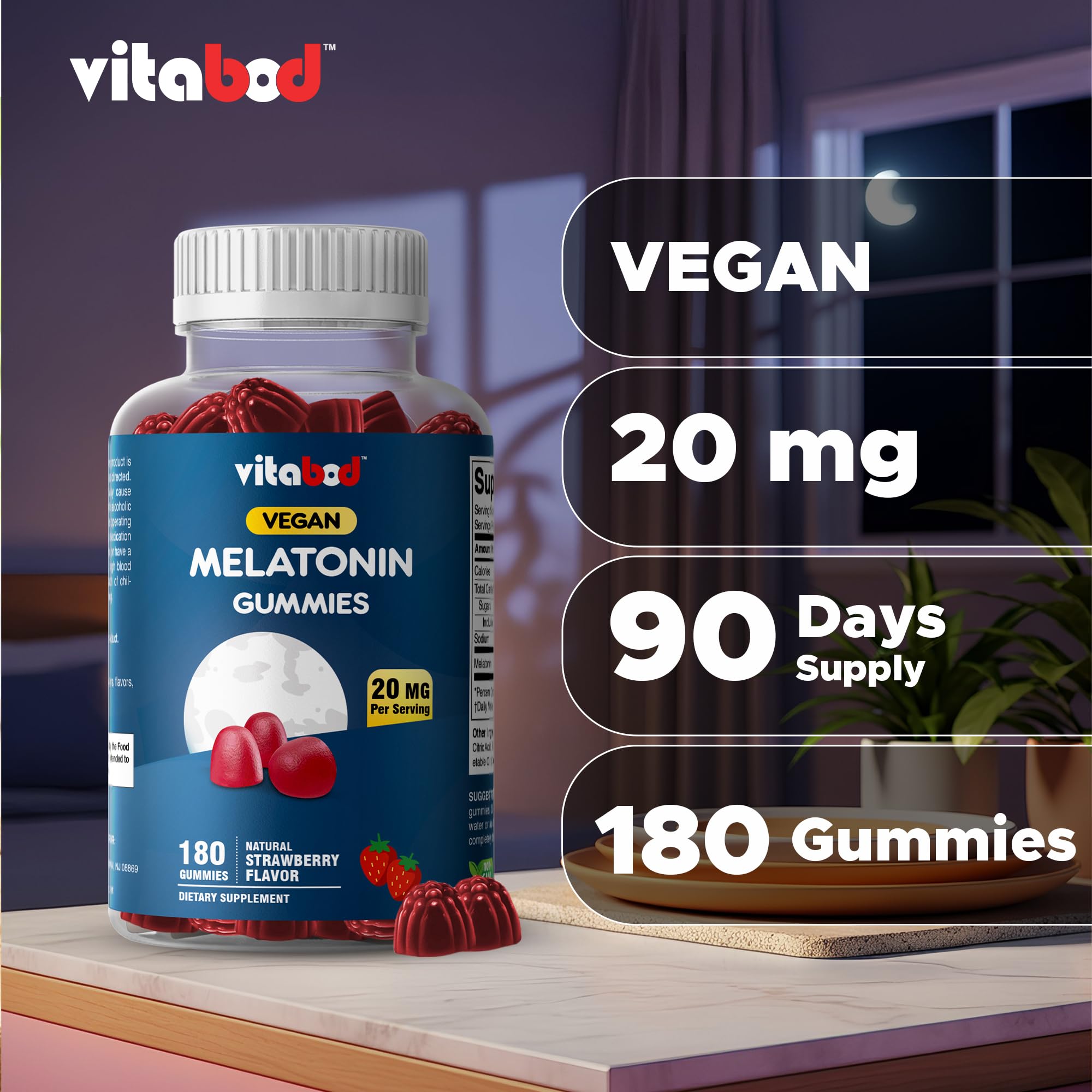 Vitabod mano sosteniendo gomita para toma rápida y práctica