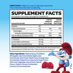 VITABURST Smurfs textura de gominolas destacando suavidad y sabor natural