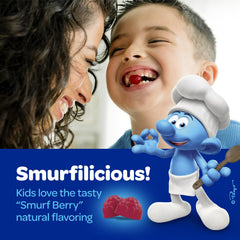 VITABURST Smurfs frutas reales usadas en receta, aporta sabor y nutrición