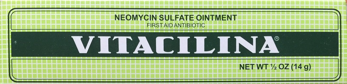 Vitacilina en botiquín doméstico para cuidado rápido de cortes