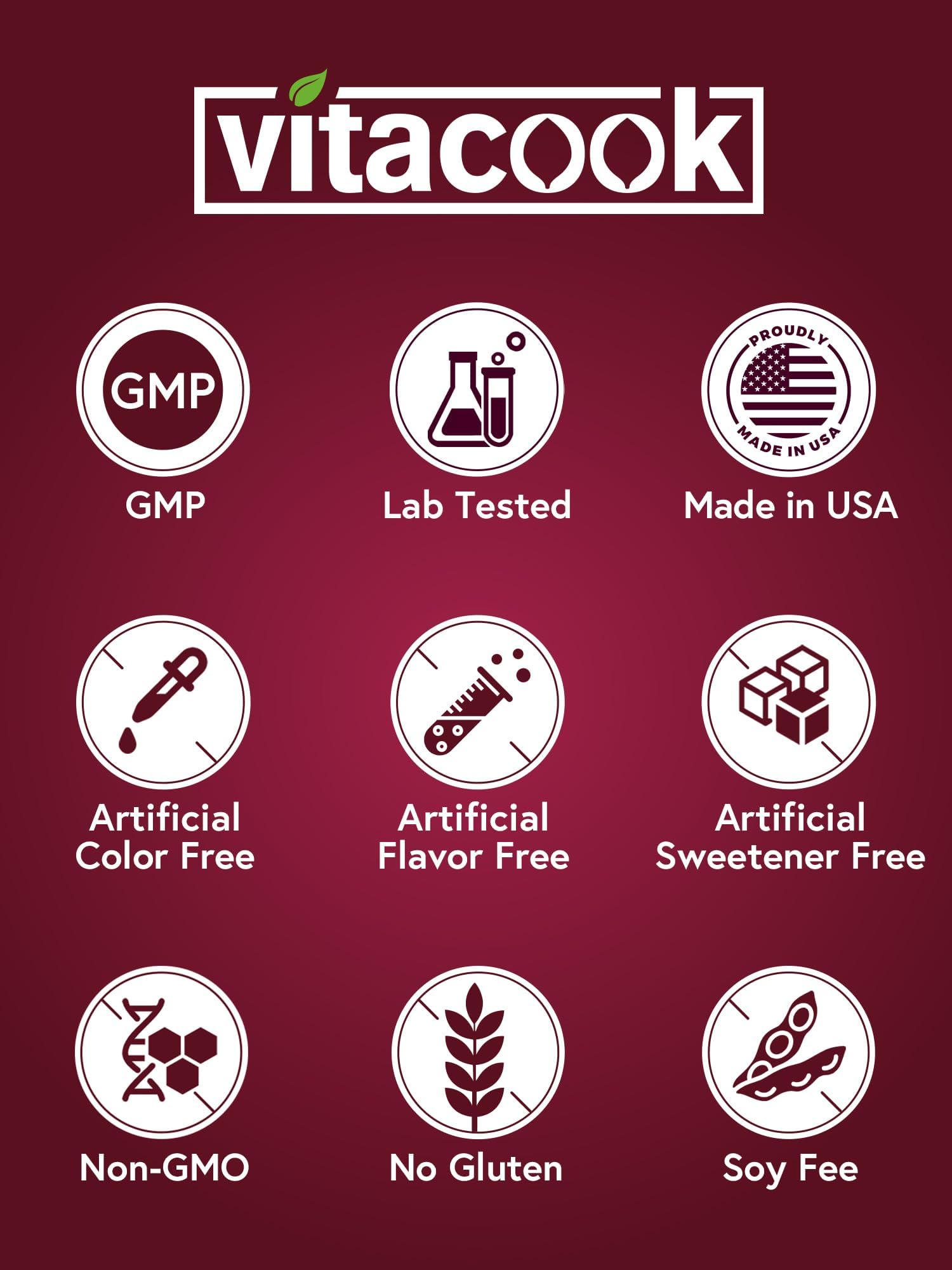 Vitacook Hierro ayuda a mantener el oxígeno circulando a los tejidos.