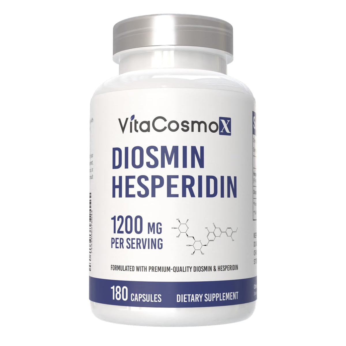 VitaCosmoX frasco frontal mostrando etiqueta clara y beneficios