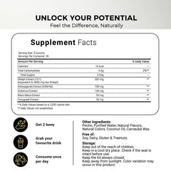 vitadrive detalle de etiqueta nutricional para transparencia de ingredientes