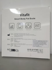 Caja de Vitafit con báscula y accesorios listos para instalar y usar