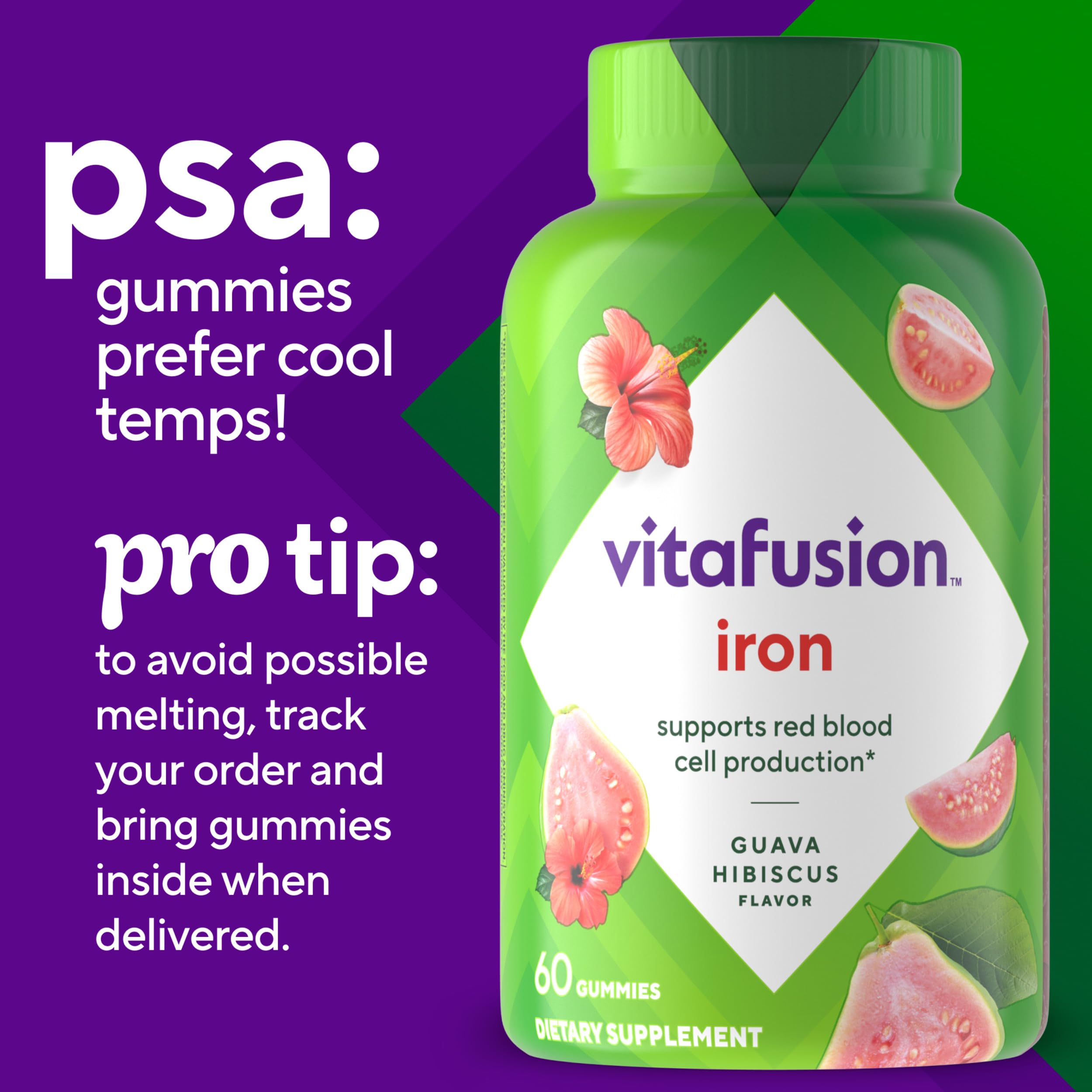 Vitafusion caja y frasco en cocina mostrando integración diaria