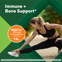 Vitafusion etiqueta nutricional con detalle de D3 y K2