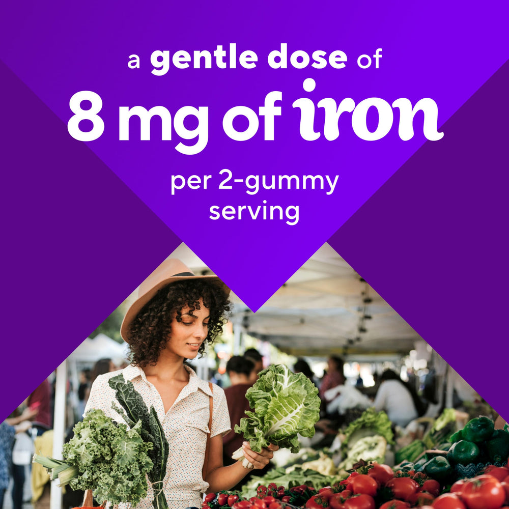 Vitafusion etiqueta nutricional legible que describe ingredientes