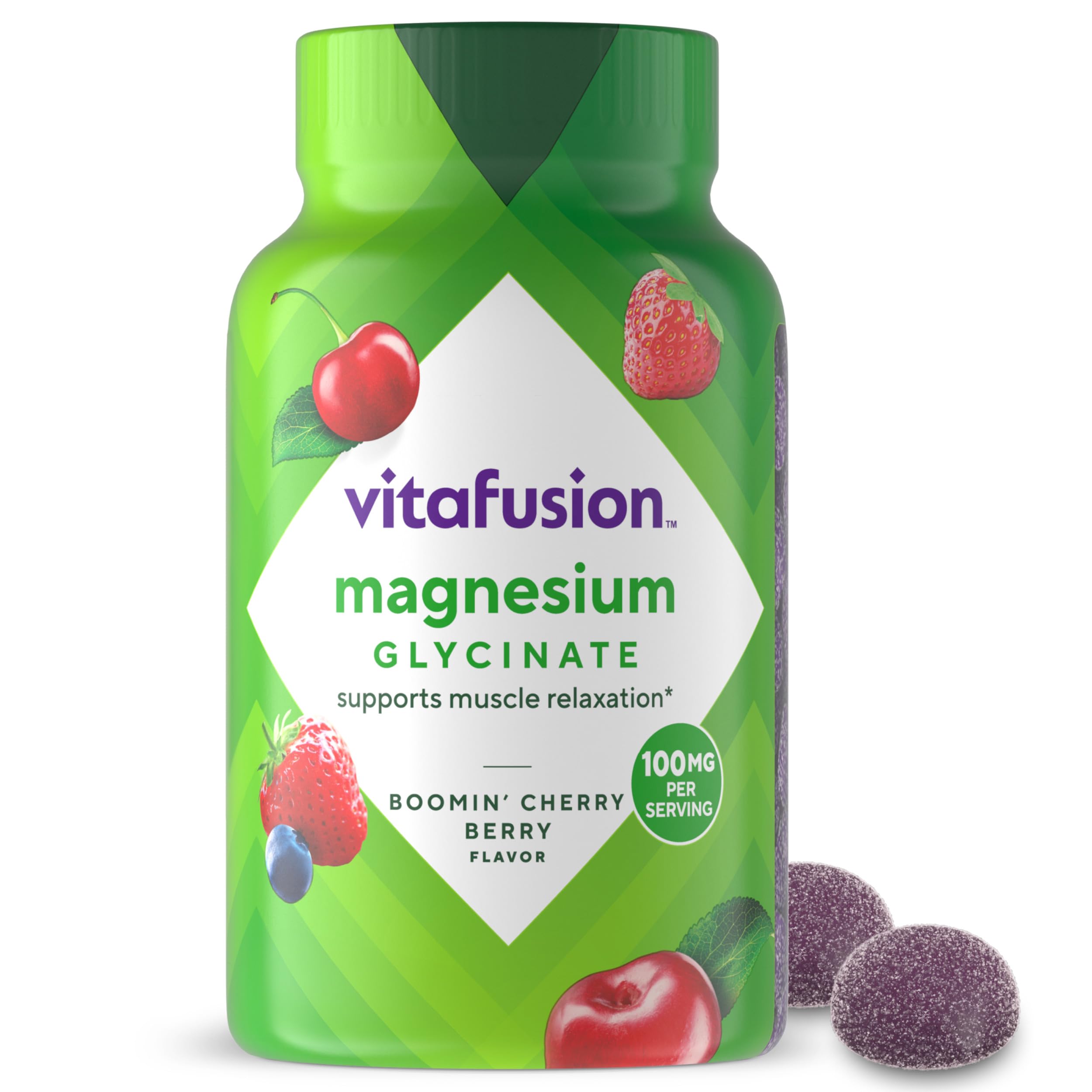 vitafusion frasco delantero mostrando etiqueta clara y beneficio práctico