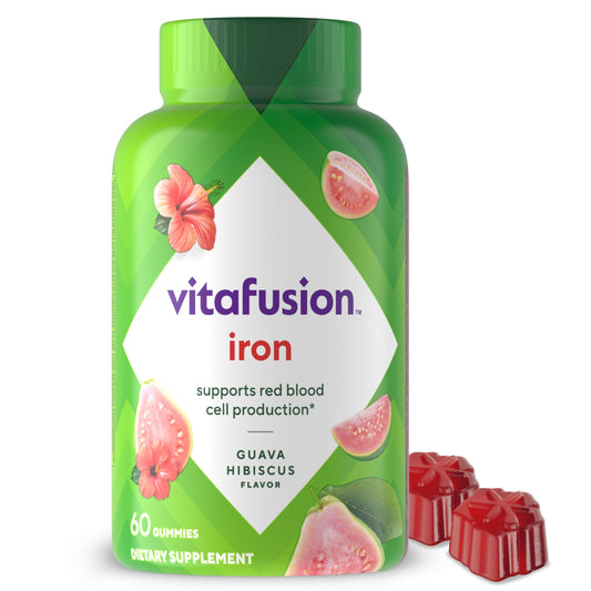 Vitafusion frasco frente mostrando etiqueta clara y cantidad