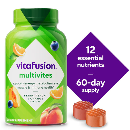 Vitafusion primer plano de textura de gominolas para apetito constante