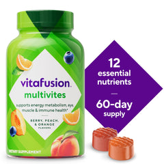 Vitafusion primer plano de textura de gominolas para apetito constante