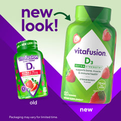 vitafusion primer plano de gomita textura masticable y aspecto apetecible