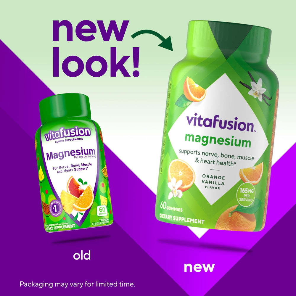 Vitafusion gomita en mano fácil de tomar y conveniente