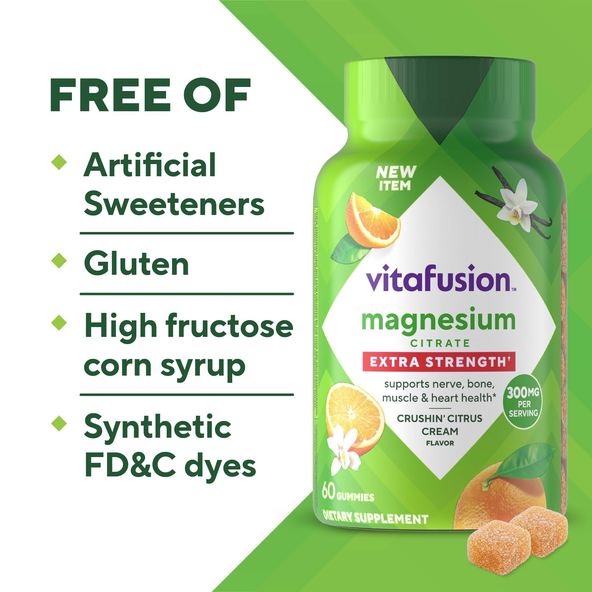 Vitafusion gomitas en mano, facilita la dosificación y la ingesta cómoda diaria