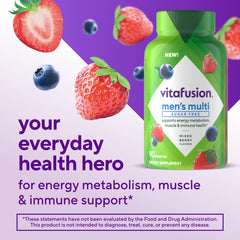 Vitafusion primer plano de gomita con textura y atractivo visual