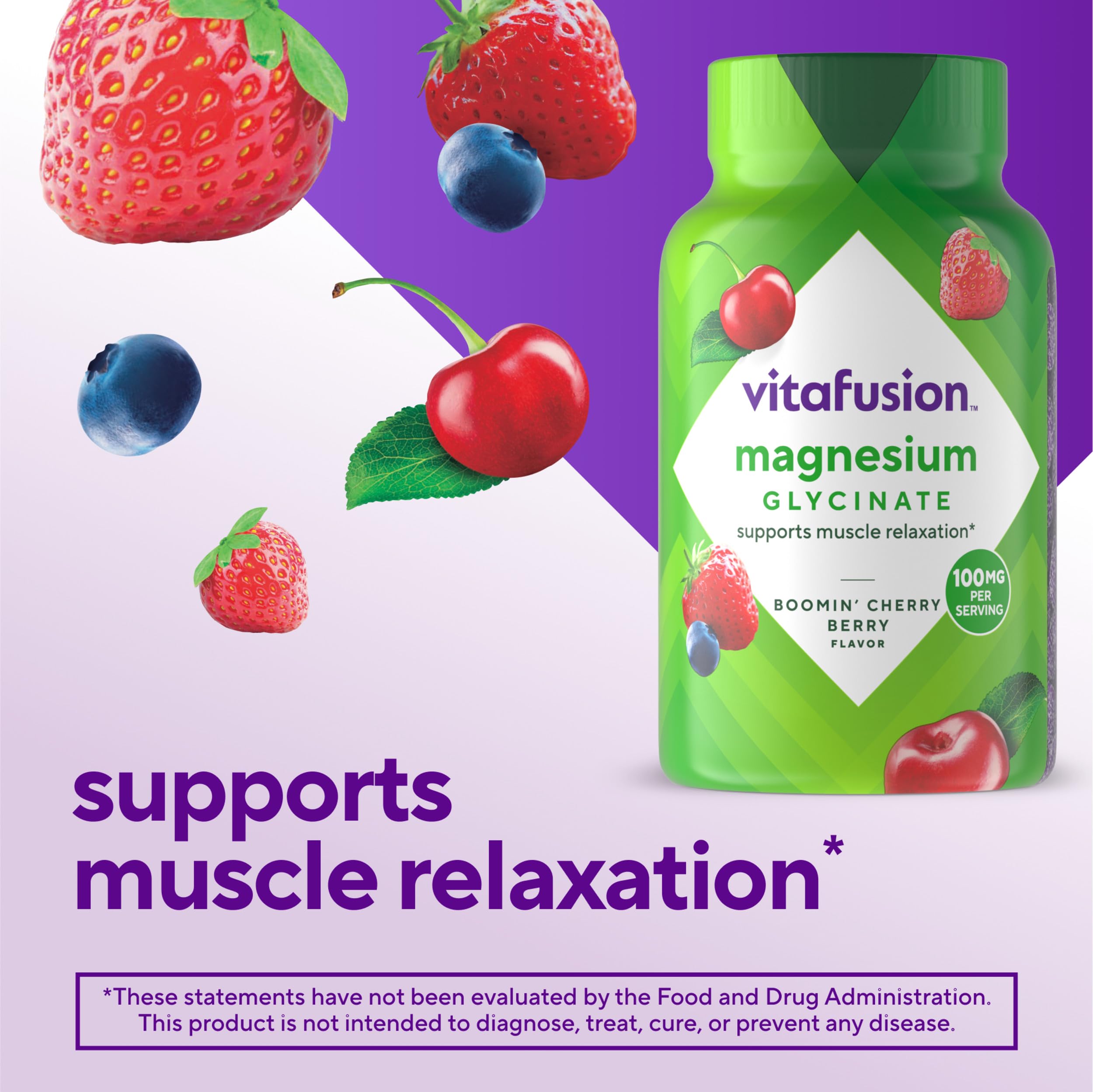 vitafusion primer plano de textura masticable que sugiere buena absorción