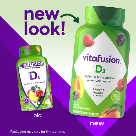 Vitafusion primer plano de textura gomosa y aspecto masticable