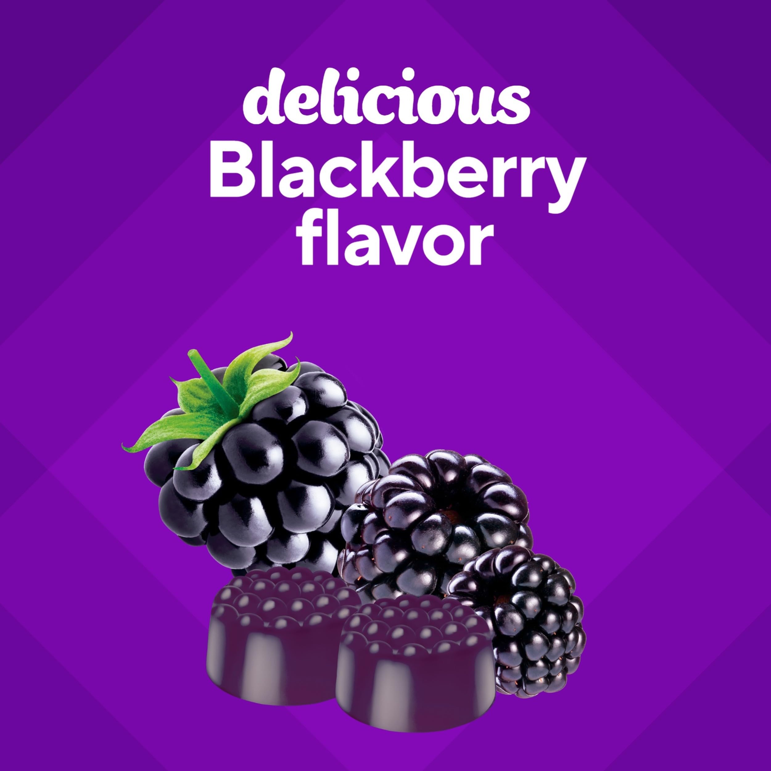 Vitafusion melatonin gummies soft chew texture in hand