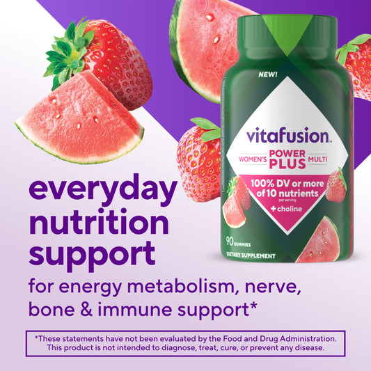 Vitafusion gomita en mano demostrando facilidad de consumo