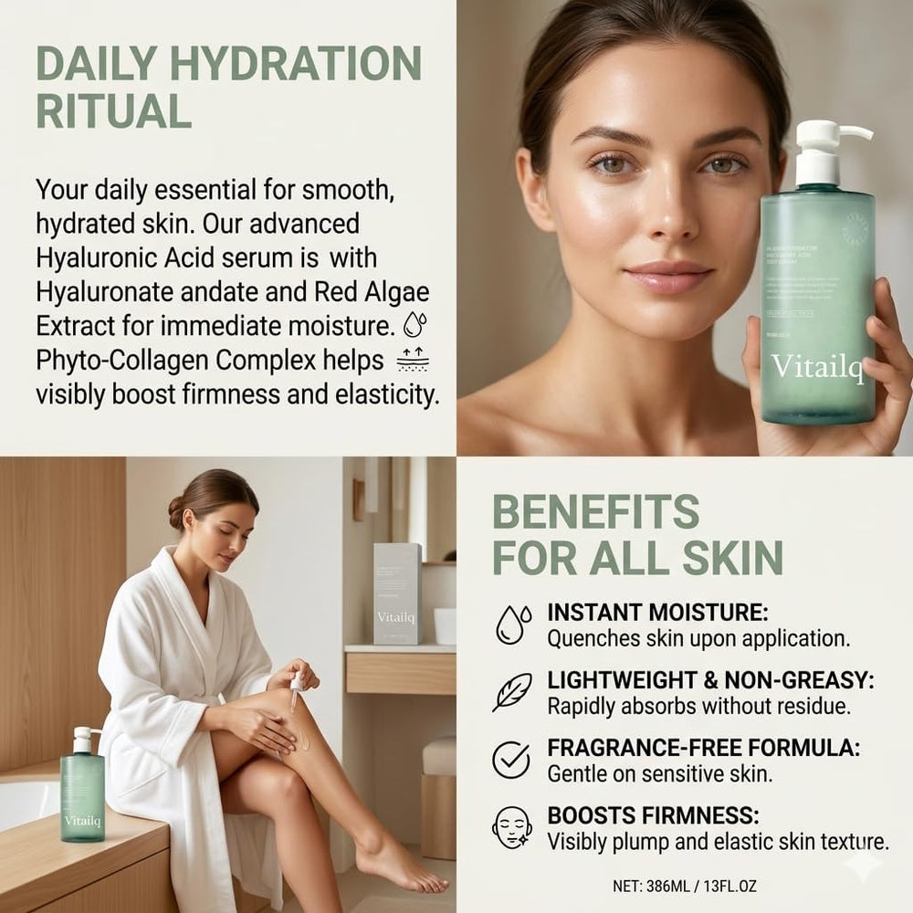 Vitailq Beauty etiqueta con lista de ingredientes y beneficios visibles